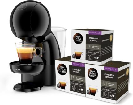 Machine à café Krups + 48 capsules OFFERTES | Noir